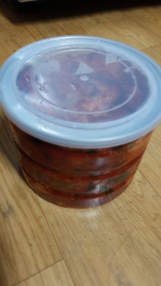 셰프애찬 알배기 겉절이 김치 1kg — 5점을 준 리뷰어가 2022년 11월 올린 사용 사진
