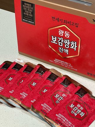 광동생활건강 [광동]진하고 깊은 풍미, 광동 보감쌍화진액 100mL * 18포 — 5점을 준 리뷰어가 2024년 6월 올린 사용 사진