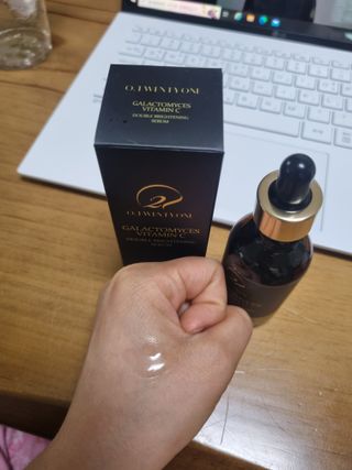 오투에니원 갈락토미세스 비타민 C 더블 브라이트닝 세럼 50ml — 5점을 준 리뷰어가 2023년 1월 올린 사용 사진