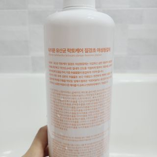 프리[닥터문] 유산균 락토케어 질경초 여성청결제 1000ml (젤타입) — 5점을 준 리뷰어가 2022년 5월 올린 사용 사진