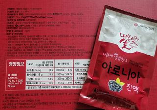 서울약사신협_내몸애생발란스아로니아_70ml x 30포 — 4.5점을 준 리뷰어가 2021년 6월 올린 사용 사진