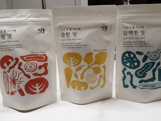 이로운풀 다시팩 3종세트(담백한맛, 감칠맛, 순한맛) 리뷰 사진