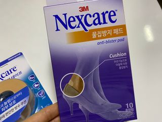 3M 넥스케어 물집방지쿠션테이프 1매 + 물집방지패드 10매 — 5점을 준 리뷰어가 2024년 4월 올린 사용 사진