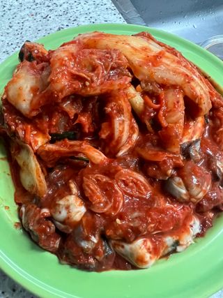 셰프애찬 별미김치 굴겉절이 1kg — 5점을 준 리뷰어가 2022년 12월 올린 사용 사진