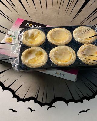 디앙뜨 포르투갈 에그타르트 오리지널 맛+패션후르츠+초콜릿타르트 맛 중 택1 — 5점을 준 리뷰어가 2021년 8월 올린 사용 사진