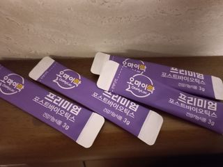 [유산균] 오마이락 프리미엄 포스트바이오틱스 30P — 5점을 준 리뷰어가 2022년 11월 올린 사용 사진