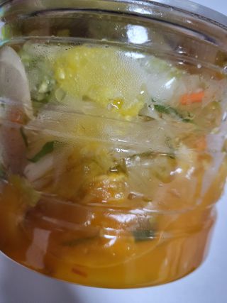 셰프애찬 단호박 백김치 1kg — 5점을 준 리뷰어가 2022년 10월 올린 사용 사진