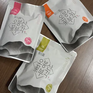 오봉산꽃부각 [만나식품] 오봉산 꽃부각 3가지 맛(오리지널, 새우맛, 매운고추맛) — 5점을 준 리뷰어가 2023년 1월 올린 사용 사진