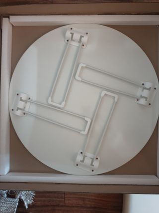 상상e상 아델라 LPM 원형 접이식테이블 — 5점을 준 리뷰어가 2021년 12월 올린 사용 사진