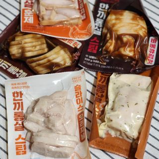 한끼통살 슬라이스 닭가슴살 — 5점을 준 리뷰어가 2023년 2월 올린 사용 사진