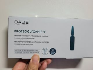 바베 BABE 바베 프로테오글리칸 F+F 앰플 솔루션 — 4점을 준 리뷰어가 2021년 1월 올린 사용 사진