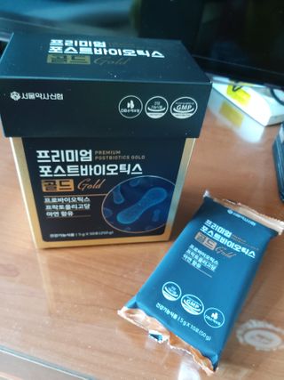 서울약사신협_프리미엄포스트바이오틱스골드_5g x 50포 — 5점을 준 리뷰어가 2021년 1월 올린 사용 사진