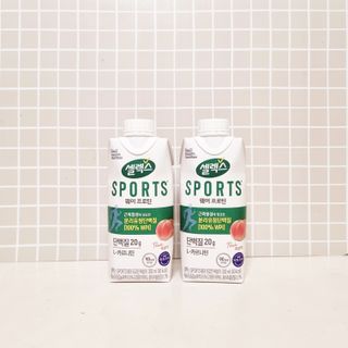 셀렉스스포츠 셀렉스 스포츠 웨이 프로틴 복숭아_ 330ml x 12팩 — 4점을 준 리뷰어가 2021년 10월 올린 사용 사진