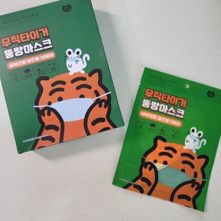 [숨그림]  덴탈마스크 짱구 우리아이 그리고 내가 쓰는 믿을수있는 케릭터 마스크  16종 — 4점을 준 리뷰어가 2021년 10월 올린 사용 사진