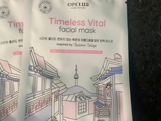 세뚜아(Cettua) [세뚜아] 타임리스 바이탈 페이셜 마스크팩  Cettua Timeless  Vital Mask 5매 — 5점을 준 리뷰어가 2024년 5월 올린 사용 사진