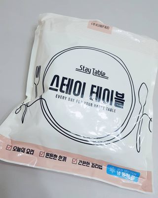 스테이테이블 고소한 인절미를 만난 꿔바로우 — 3점을 준 리뷰어가 2021년 5월 올린 사용 사진