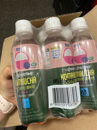 더그레잇티 콤부차 [매일유업] 더그레잇티 44kcal 콤부차 300ml *12개입 (오리지널 6개+베리리치 6개) — 5점을 준 리뷰어가 2023년 7월 올린 사용 사진