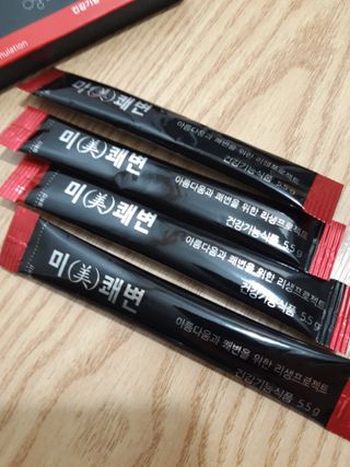 새롬바이오 리생 [미쾌변] 차전자피 식이섬유 건강기능식품 3팩 — 5점을 준 리뷰어가 2021년 6월 올린 사용 사진