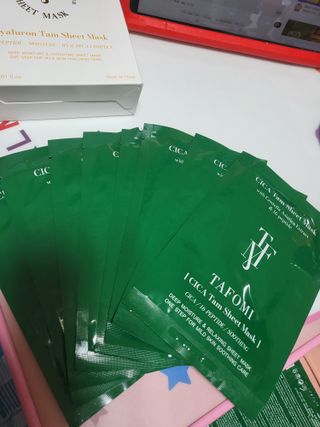 타포미 시카 탐 시트 마스크 27ml — 5점을 준 리뷰어가 2023년 1월 올린 사용 사진