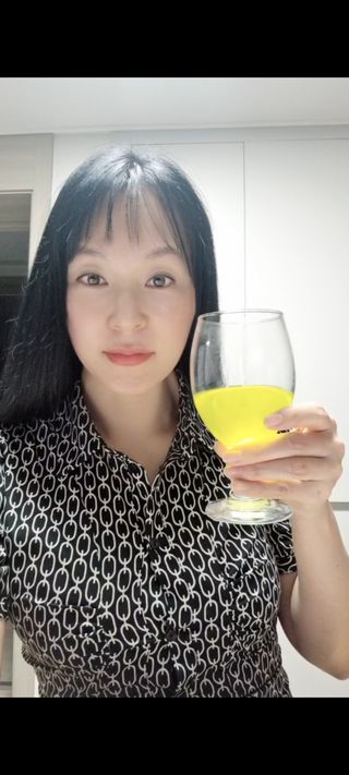 [음료수 대신 가능!]  빠르게 흡수되는 아임오 타먹는 콜라겐 1박스 — 5점을 준 리뷰어가 2023년 4월 올린 사용 사진