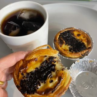 디앙뜨 포르투갈 에그타르트 오리지널 맛+패션후르츠+초콜릿타르트 맛 중 택1 — 5점을 준 리뷰어가 2021년 7월 올린 사용 사진