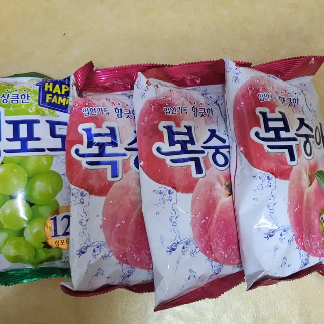복숭아캔디 리뷰 사진