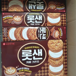 롯데제과 롯샌 카페크런치 — 5점을 준 리뷰어가 2021년 10월 올린 사용 사진