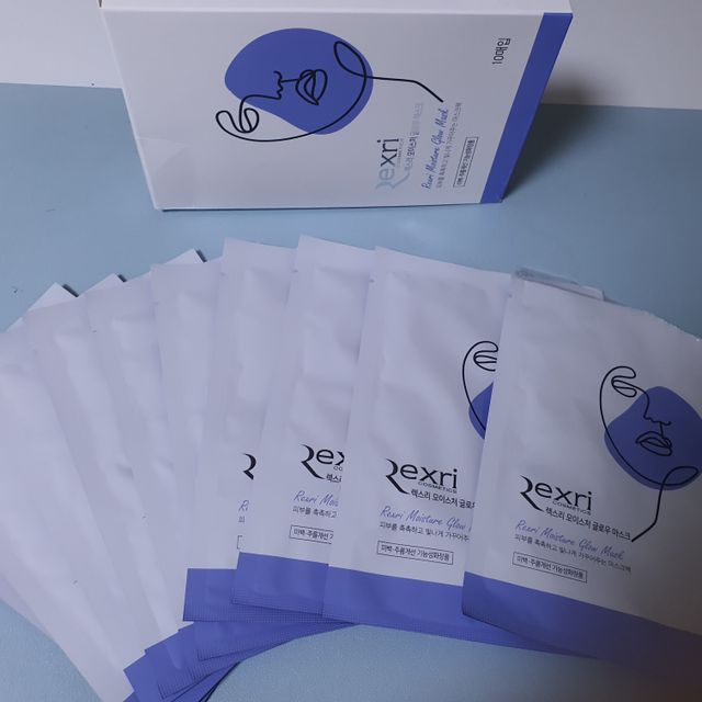 렉스리 모이스처 글로우 마스크 Rexri Moisture Glow Mask 리뷰 사진