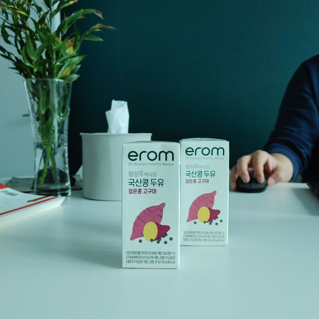 erom 황성주 박사의 국산콩 두유 검은콩 고구마 리뷰 사진