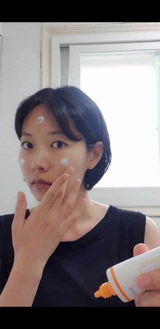엘리샤코이 올데이 쉴드 선젤 — 5점을 준 리뷰어가 2021년 7월 올린 사용 사진