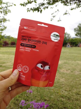 [푸름웰니스] 라바 멀티비타민 구미 36g — 5점을 준 리뷰어가 2022년 5월 올린 사용 사진