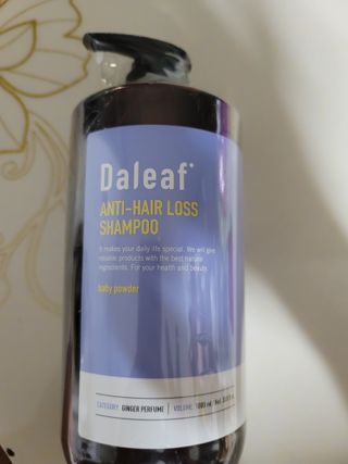 달리프 진저 베러 퍼퓸 탈모 완화 샴푸 1000ml 향 3종 — 5점을 준 리뷰어가 2021년 1월 올린 사용 사진