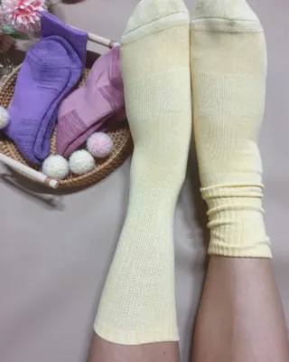 [사이즈가 있는 양말 필로이] 여자 트레킹 양말 3족 세트【 S, M, L 】3가지 사이즈_컬러 별로 1족씩 — 5점을 준 리뷰어가 2022년 10월 올린 사용 사진
