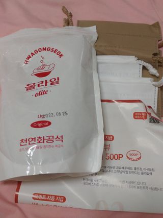 올라잍 천연화공석 — 5점을 준 리뷰어가 2022년 7월 올린 사용 사진