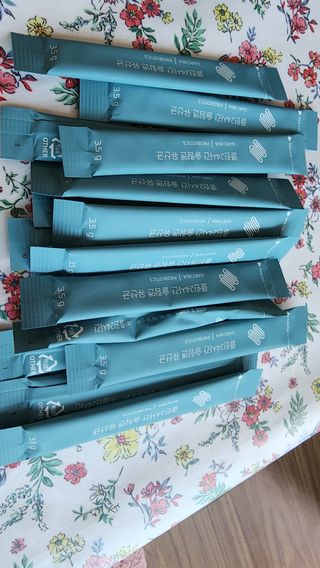 클린24시간 슬림앤유산균 1박스 (3.5g X 15포) — 5점을 준 리뷰어가 2023년 6월 올린 사용 사진