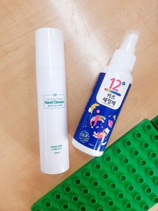 셀바이져 항균 스프레이 핸드워시 + 키즈세정제 SET — 5점을 준 리뷰어가 2021년 3월 올린 사용 사진