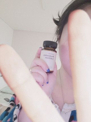 나우캠페인용 [포미나우]이탈리아 비건 인증 완료 유산균 30억 — 5점을 준 리뷰어가 2023년 10월 올린 사용 사진