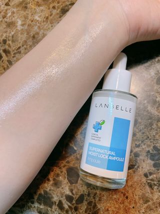 랑벨 수퍼내츄럴 수분잠금 앰플 50ml — 5점을 준 리뷰어가 2023년 1월 올린 사용 사진
