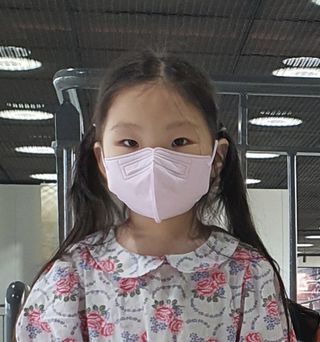 애니가드키즈 라이트 소형 5컬러 각 10매입 [크리미베이지, 코튼핑크, 블루레이크, 페일로즈, 민트그린] — 5점을 준 리뷰어가 2022년 6월 올린 사용 사진