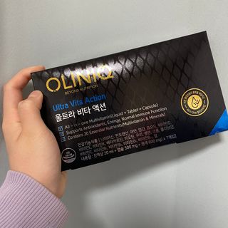 올리닉 울트라비타액션 — 5점을 준 리뷰어가 2021년 10월 올린 사용 사진