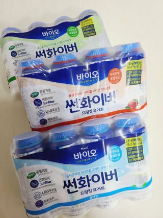 LIVE 매일바이오 썬화이버 드링킹 요거트 — 5점을 준 리뷰어가 2022년 8월 올린 사용 사진