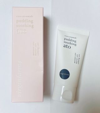 냉장고에 넣어요, 붉은 트러블 피부 다음날 진정되요 [버진팜스 푸딩수딩아토] — 5점을 준 리뷰어가 2021년 1월 올린 사용 사진