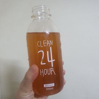 클린24시간 레드박스 1BOX(5포) + 전용보틀(500ml) — 2점을 준 리뷰어가 2024년 1월 올린 사용 사진