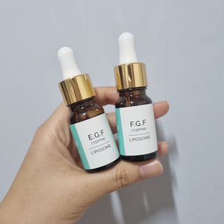 랑팡 EGF+FGF 10ppm 리포좀 앰플 원액 10ml — 5점을 준 리뷰어가 2021년 11월 올린 사용 사진