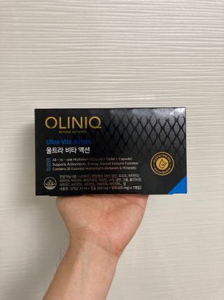 올리닉 울트라비타액션 — 5점을 준 리뷰어가 2021년 8월 올린 사용 사진