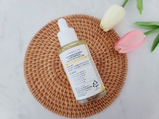 랑벨 비타 에너지 잡티 앰플 50ml 고농축 비타민, 저자극, 수분 촉촉, 미백 앰플 — 4점을 준 리뷰어가 2022년 4월 올린 사용 사진