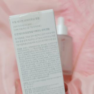 [미릴] 맑음빛 레드빈 브라이트닝 앰플 — 5점을 준 리뷰어가 2021년 1월 올린 사용 사진