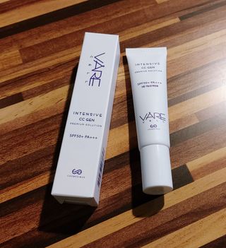 바르셀 톤업선크림 미백 메이크업베이스 CC크림 인텐시브 씨씨 젠 30ml — 4점을 준 리뷰어가 2021년 11월 올린 사용 사진