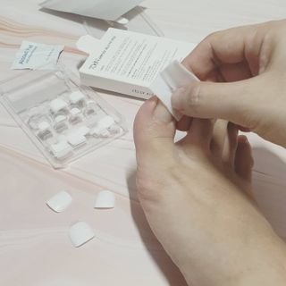 틸디앤 에어플렉스 젤리핏 페디팁 — 4.5점을 준 리뷰어가 2021년 7월 올린 사용 사진