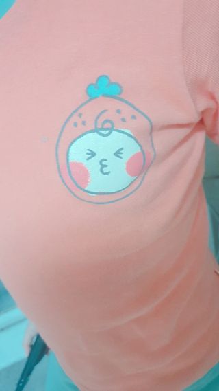 유비맘 캔디팡팡 내의/내복 상하 세트 — 5점을 준 리뷰어가 2021년 3월 올린 사용 사진